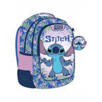 Must Τσάντα Πλάτης Δημοτικού με 3 Θήκες 32x18x43εκ. Disney Stitch (000564813)