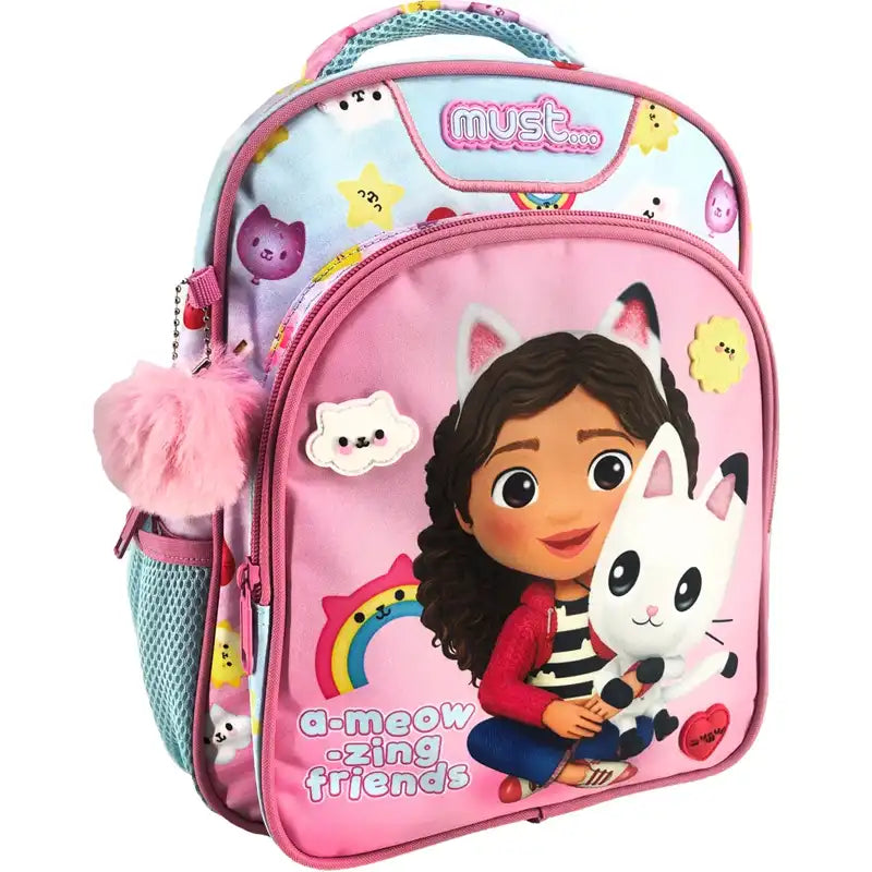 Must Σχολική Τσάντα Πλάτης Νηπίου Gabbys Dollhouse A-Meow-Zing Friends 2 Θήκες (000574045)