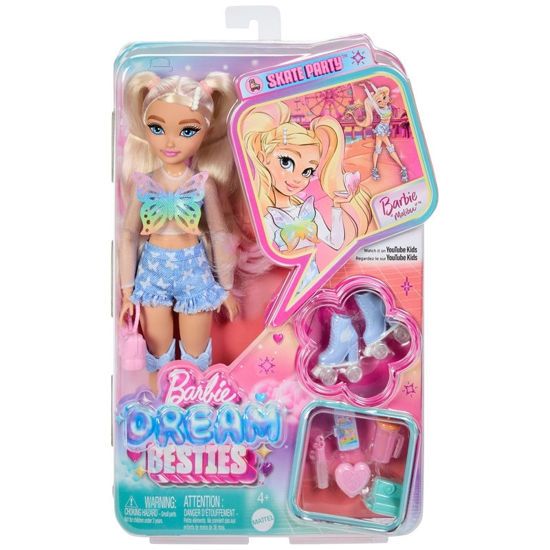 Barbie Dream Besties™ SKATE PARTY™ Barbie “Malibu"™ Kούκλα και Αξεσουάρ (JFX96)