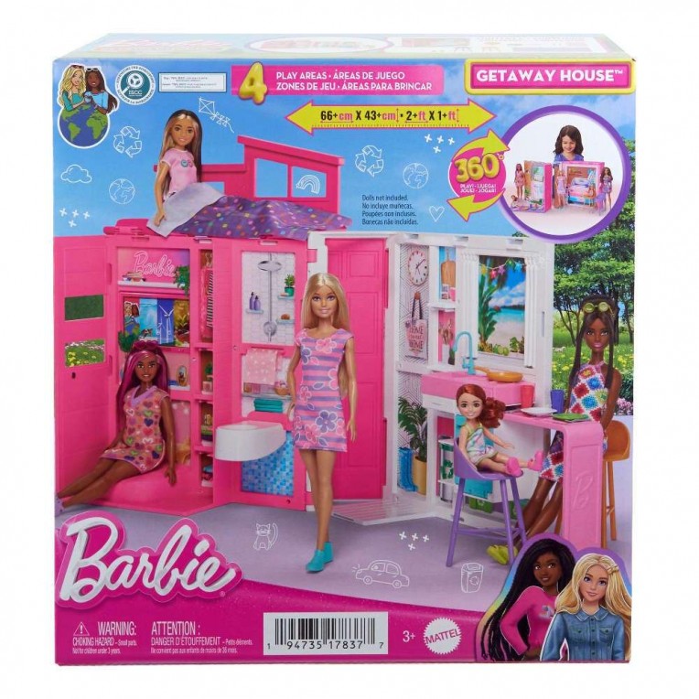 Barbie® Νέο Σπιτάκι - Βαλιτσάκι (HRJ76)