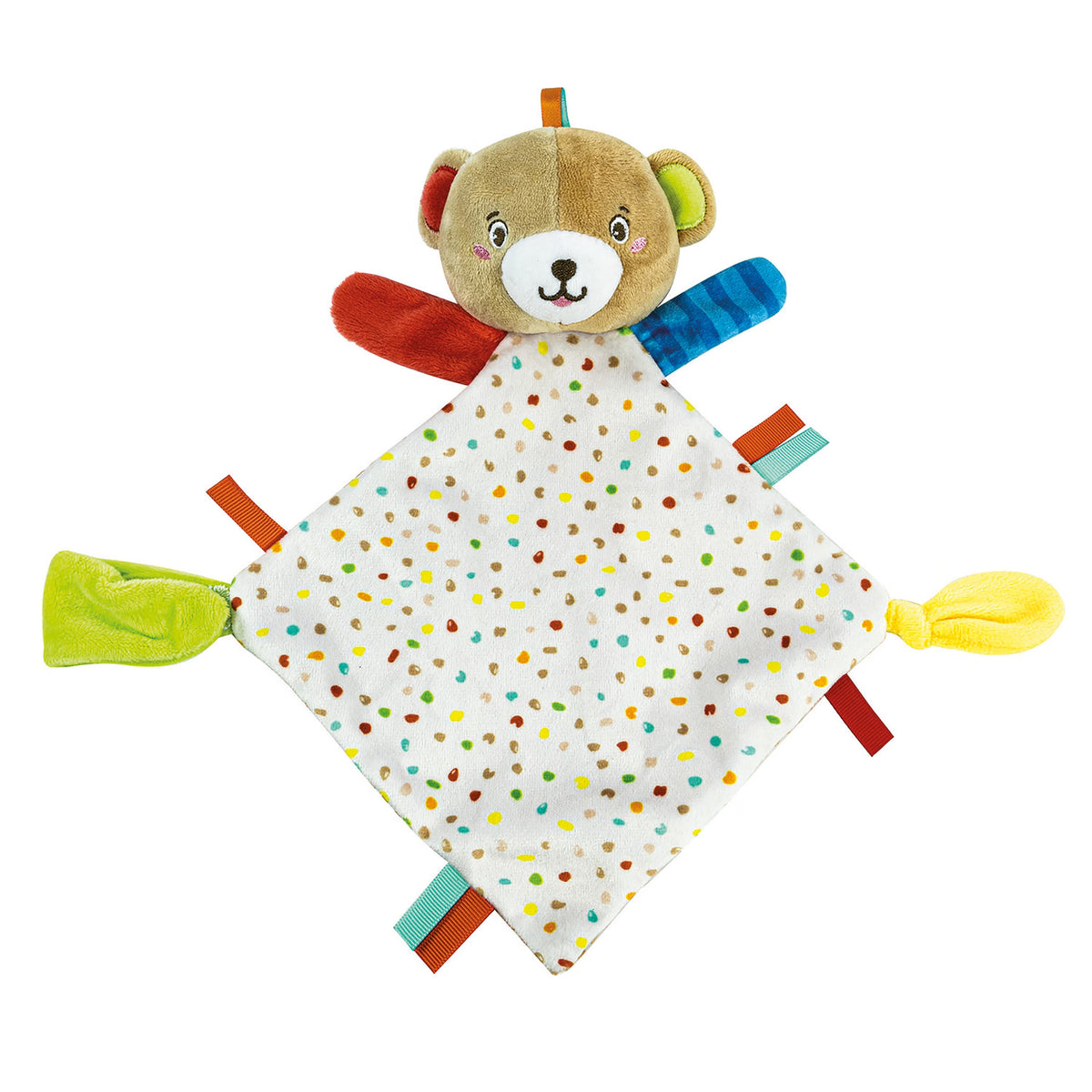 Baby Clementoni For You Βρεφικό Παιχνίδι Κουδουνίστρα Μαλακό Αρκουδάκι Για 0+ Μηνών 1000-17786