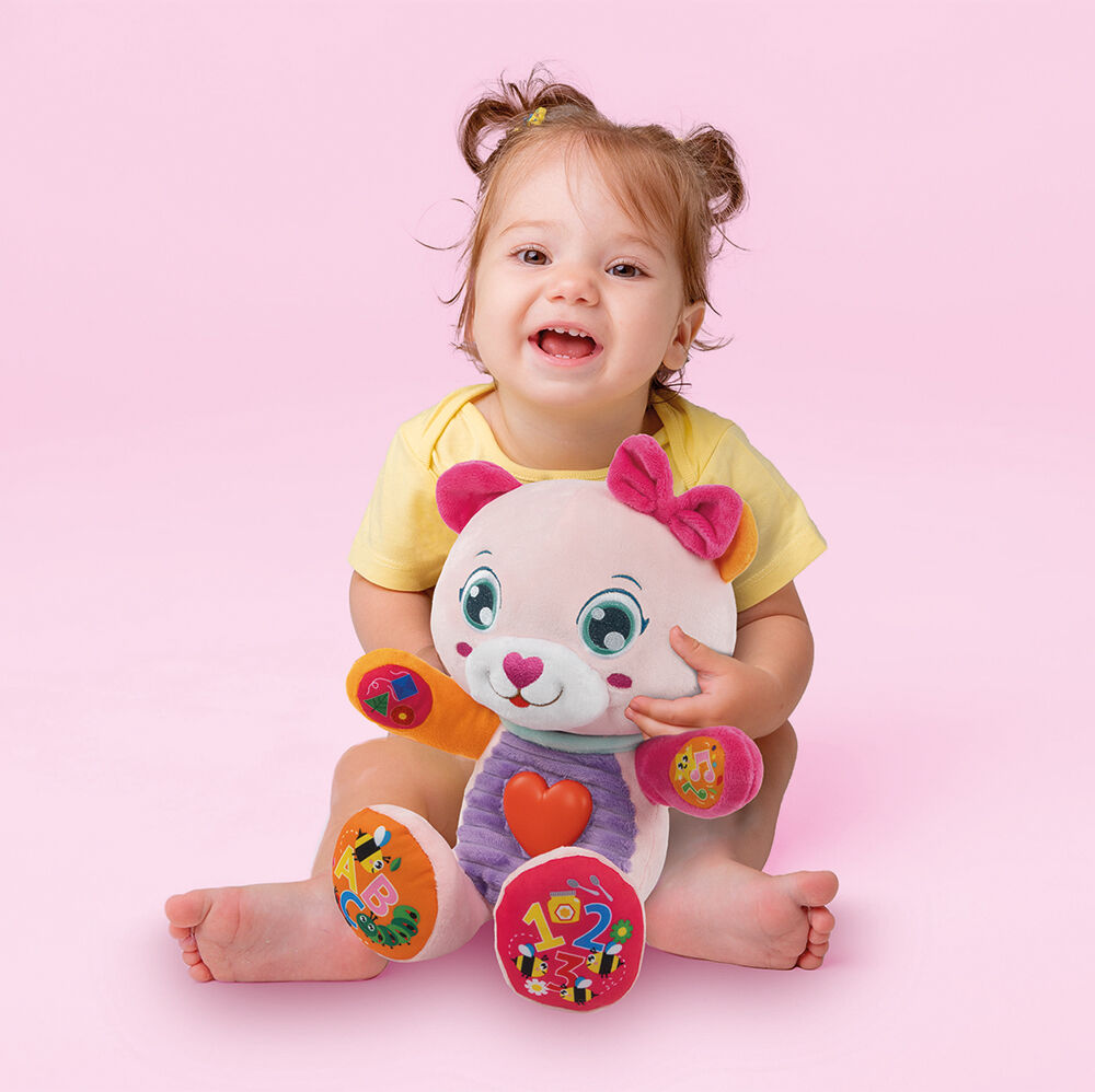 Baby Clementoni Βρεφικό Εκπαιδευτικό Νένα Το Αρκουδάκι Για 6+ Μηνών 1000-63429