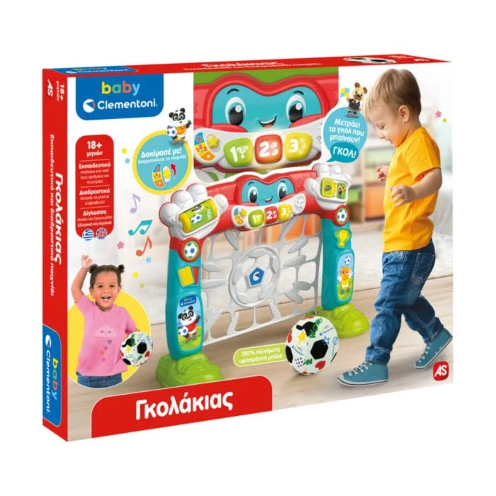 Baby Clementoni Βρεφικό Εκπαιδευτικό Γκολάκιας Για 18+ Μηνών 1000-63442