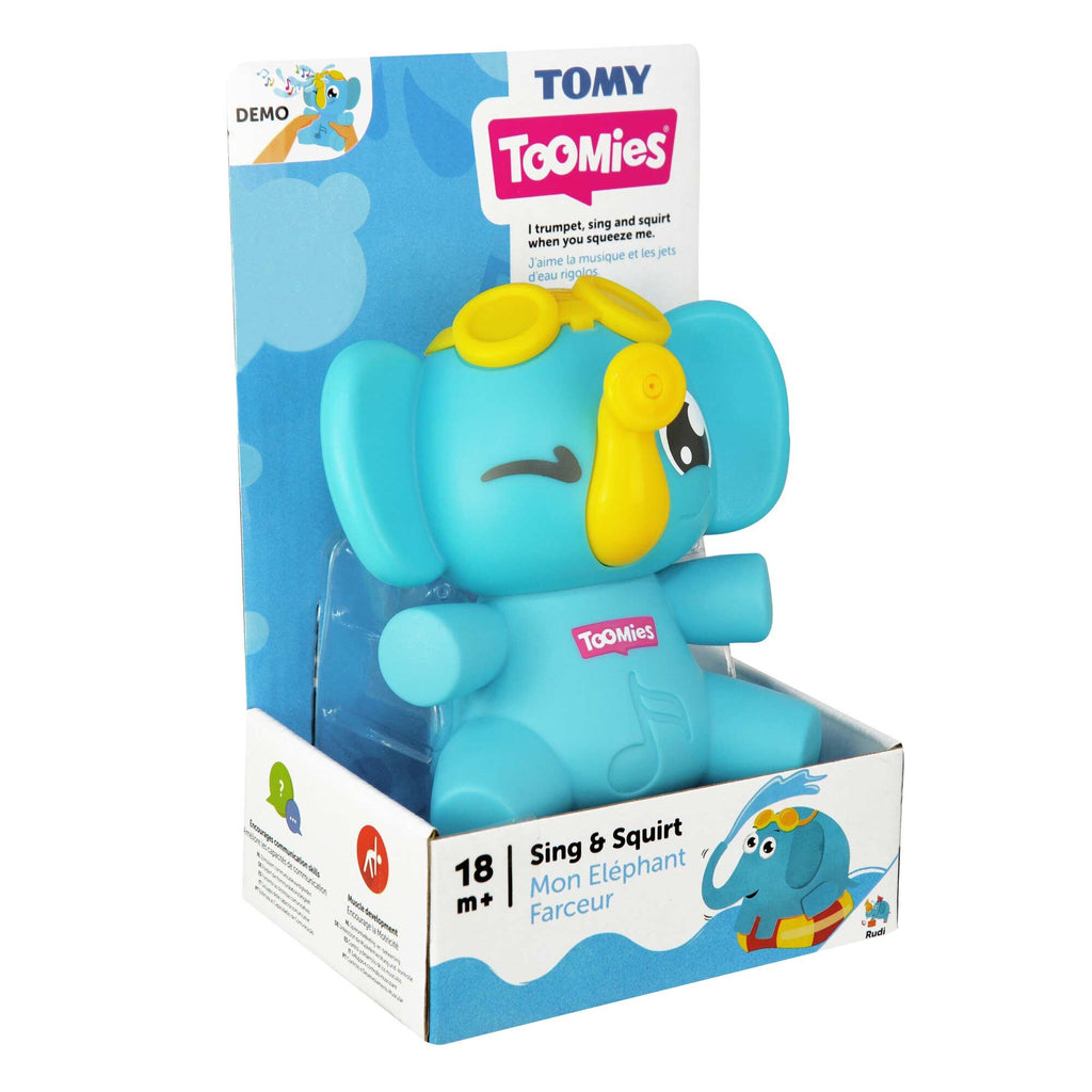 Tomy Toomies Βρεφικό Παιχνίδι Μπάνιου Ελέφαντας Για 18+ Μηνών 1000-72815