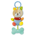 Baby Clementoni For You Βρεφική Κουδουνίστρα Μαλακό Σκυλάκι Για 0+ Μηνών 1000-17785