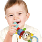 Baby Clementoni For You Βρεφική Κουδουνίστρα Μαλακό Σκυλάκι Για 0+ Μηνών 1000-17785