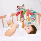 Baby Clementoni Βρεφικό Κρεμαστό Κούνιας Χαρούμενα Ζωάκια Για 0+ Μηνών 1000-17909