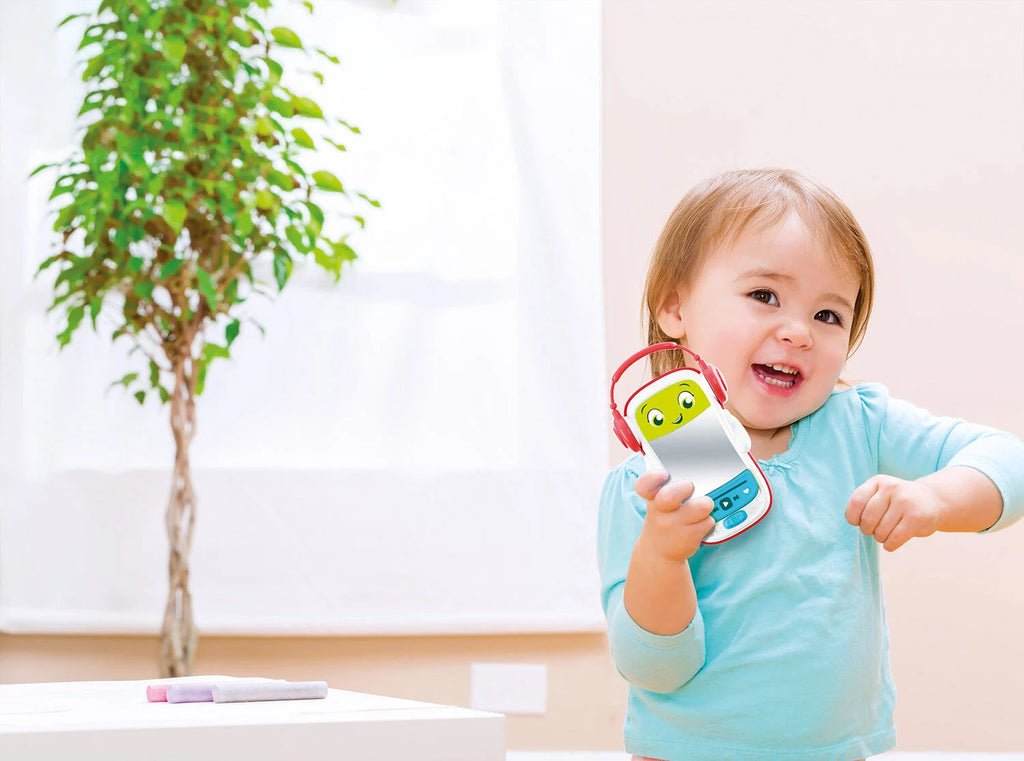 Baby Clementoni Βρεφικό Εκπαιδευτικό Παιχνίδι Ραδιοφωνάκι - Μιλάει Ελληνικά - Για 10-36 Μηνών 1000-63426