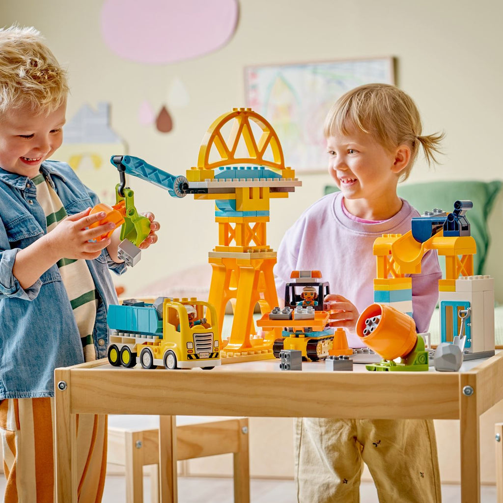LEGO Duplo 3σε1 Εργοτάξιο και Οχήματα (10476)