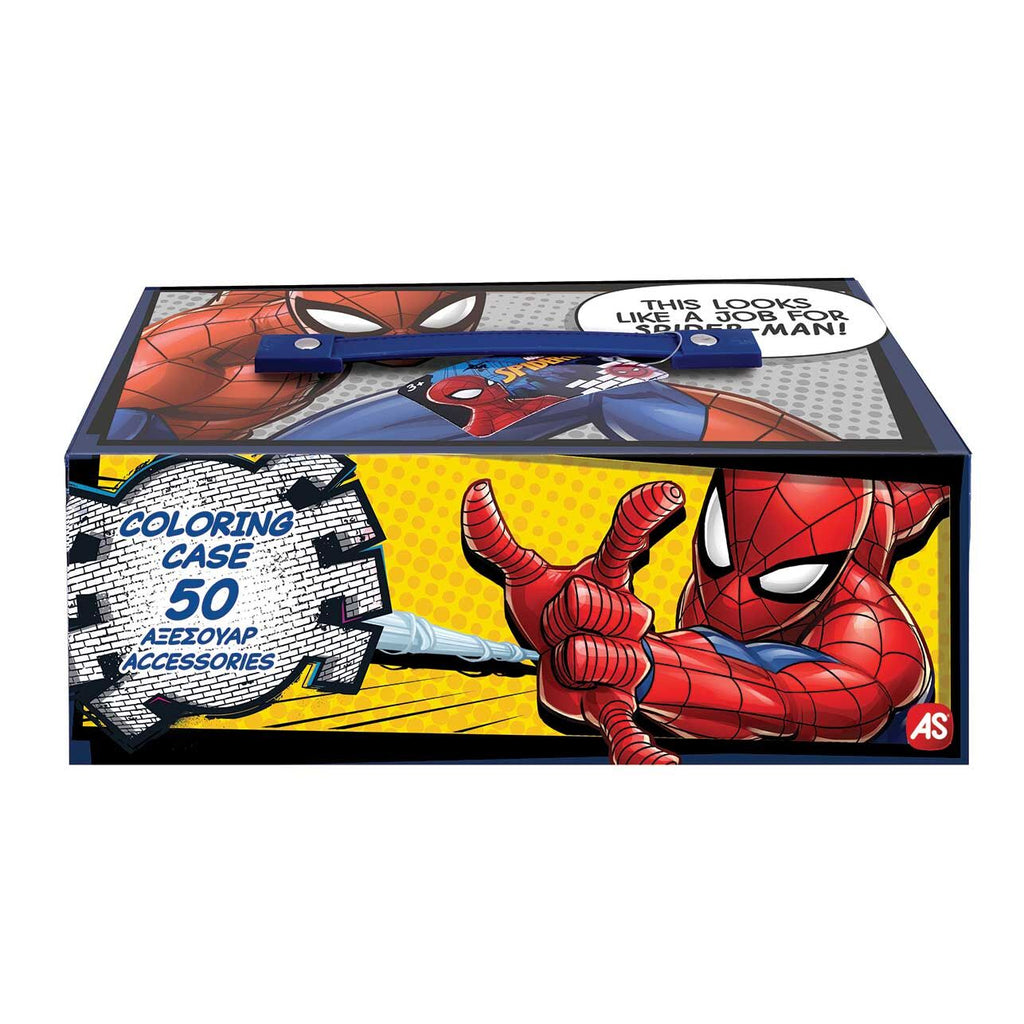 AS Σετ Ζωγραφικής Σε Χάρτινο Βαλιτσάκι Marvel Spider-Man Για 3+ 1023-69008