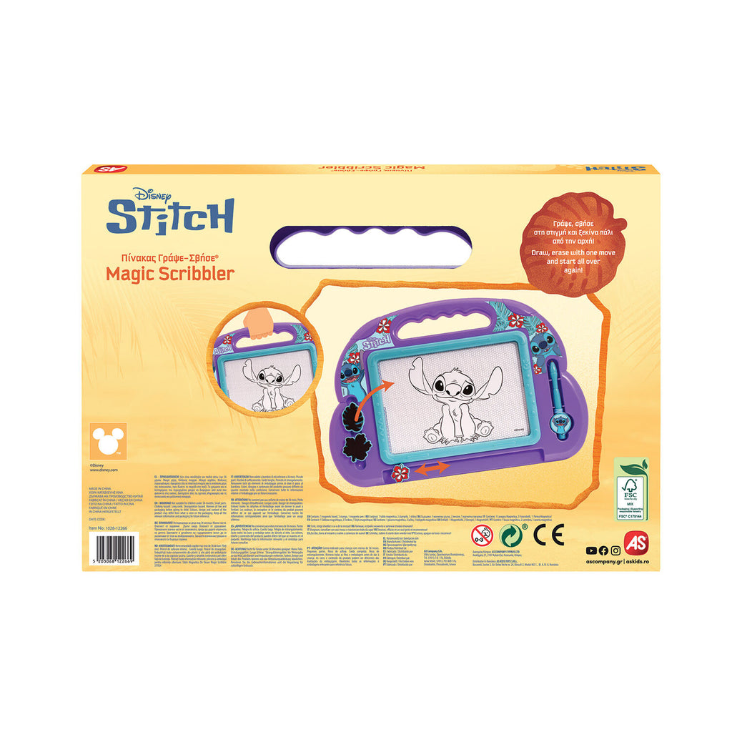 HappiHobbi Πίνακας Γράψε - Σβήσε Disney Stitch Για 3+ Χρονών 1028-12266
