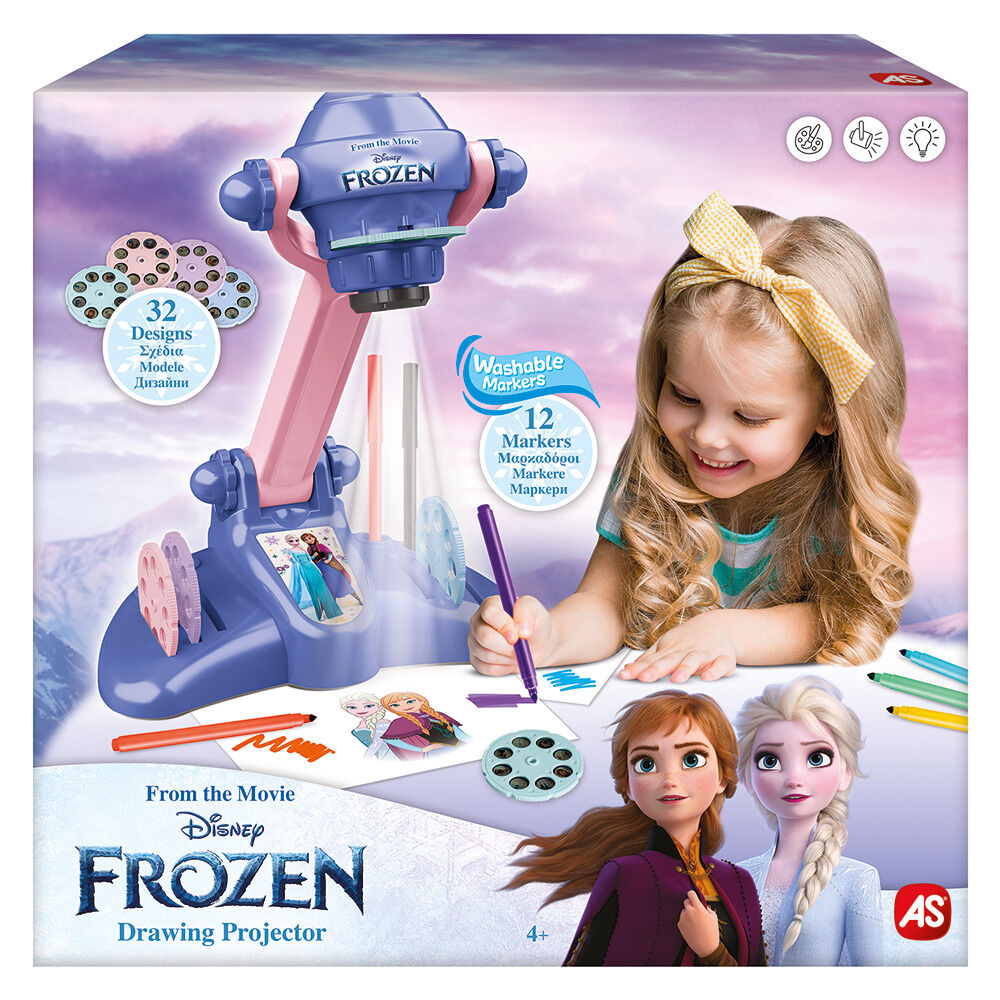 AS Προτζέκτορας Ζωγραφικής Disney Frozen Για 4+ Χρονών 1028-54002