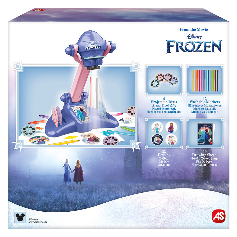 AS Προτζέκτορας Ζωγραφικής Disney Frozen Για 4+ Χρονών 1028-54002