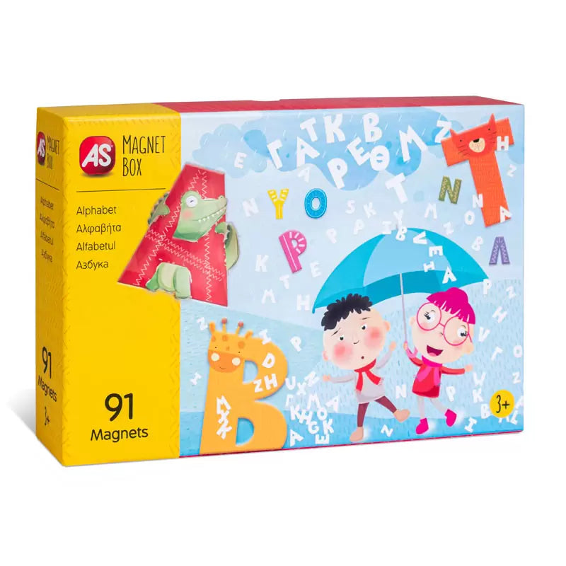 AS Magnet Box Εκπαιδευτικό Παιχνίδι Αλφαβήτα (1029-64033) Για 3 Ετών+