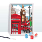 HappiHobbi Paint & Frame | Paint by Numbers - Majestic London | Για Ηλικίες 12+ Χρονών 41023