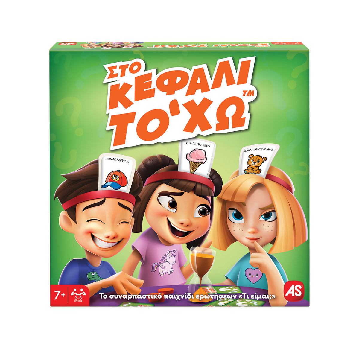 AS Games Επιτραπέζιο Παιχνίδι Στο Κεφάλι Το `Χω Για Ηλικίες 7+ Χρονών Και 2-6 Παίκτες 1040-21145