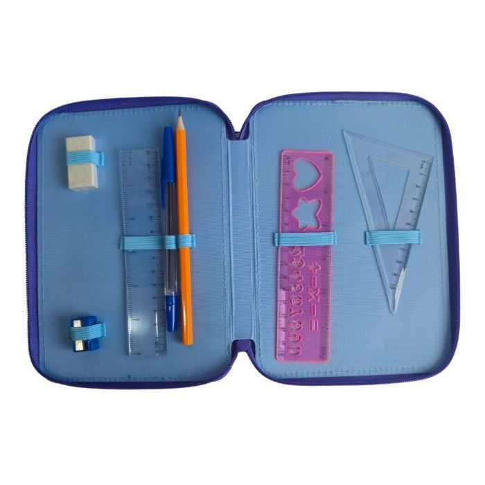 Κασετίνα Must γεμάτη με 2 θήκες 15x21x5 Disney Stitch-Angel Ohana 000565996