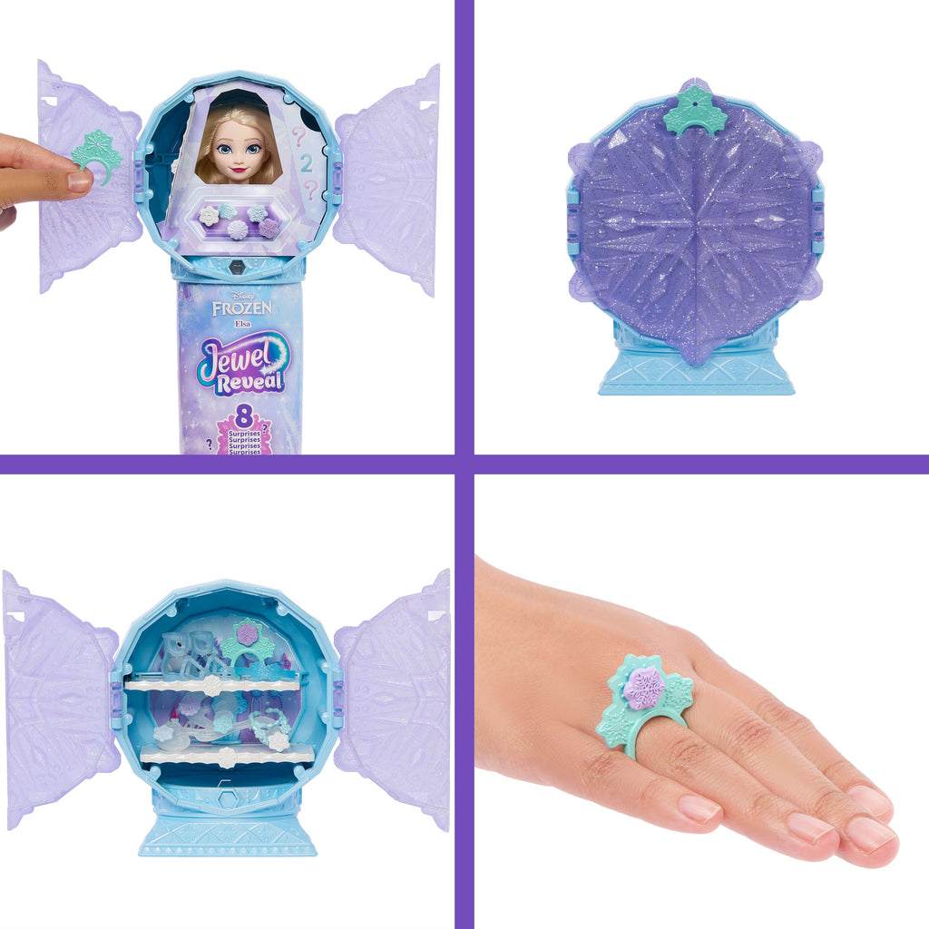 Mattel Disney Frozen Jewel Reveal Elsa με Κοσμηματοθήκη JJY36
