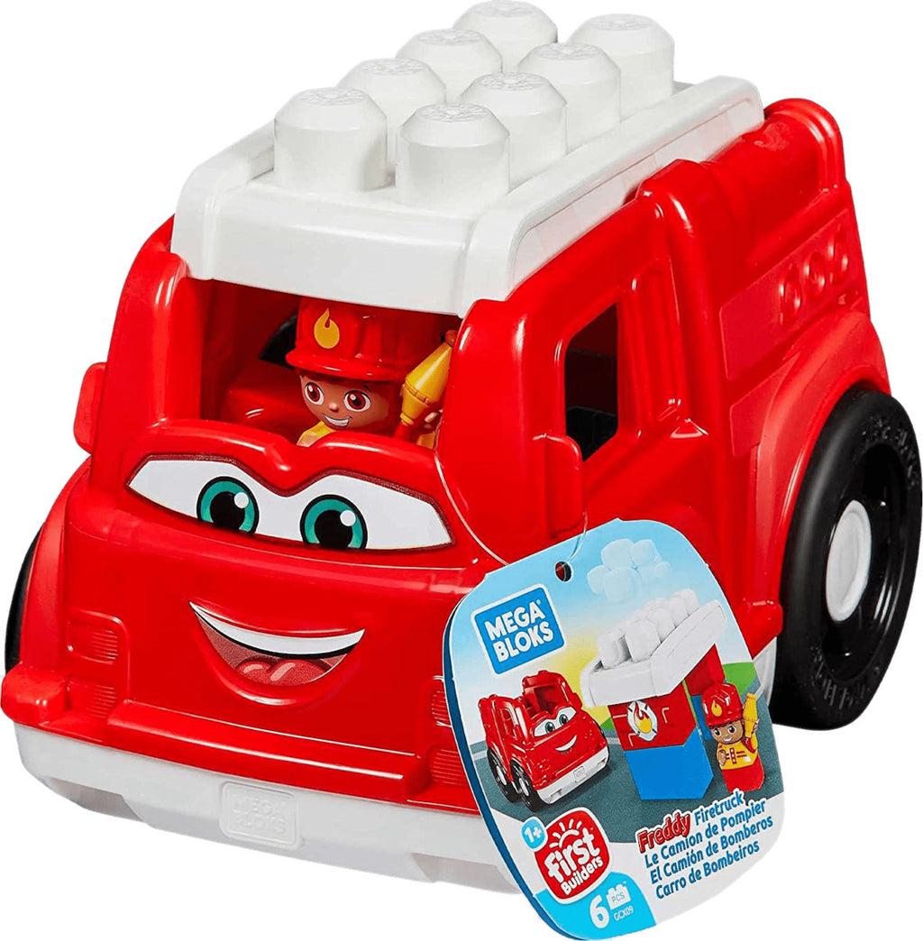 Mega Bloks Τουβλάκια Freddy Fire Truck για 1+ Έτους GCX09