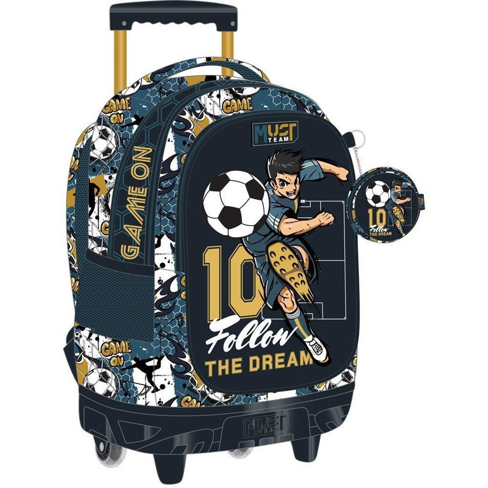 Must Team Σχολική Τσάντα Τρόλεϊ Δημοτικού Follow The Dream 000586184