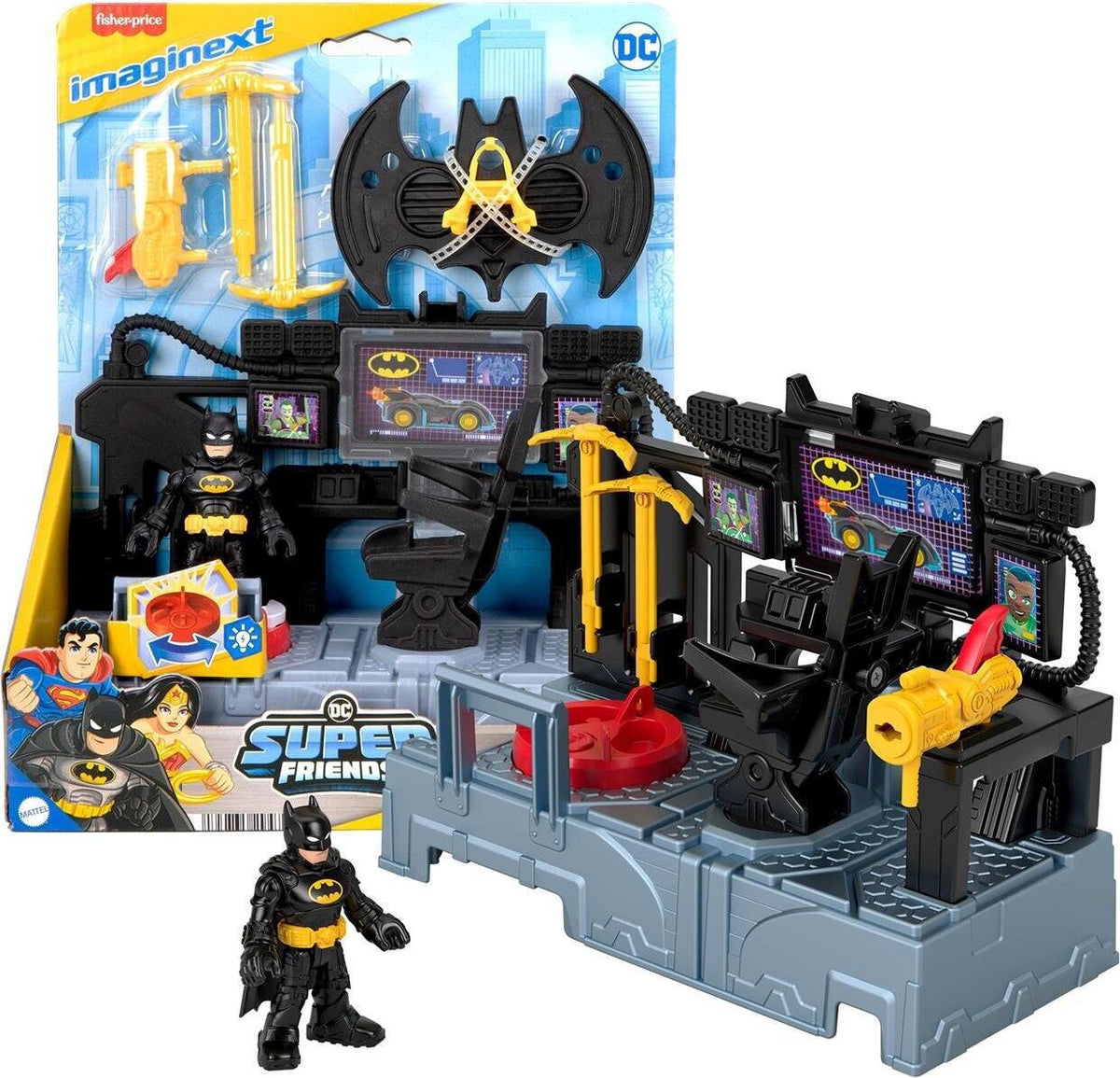 Φιγούρα Δράσης Imaginext Batman με Ήχους και Φως 7.5εκ. JFD93