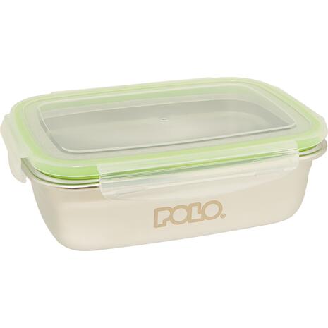 Δοχείο φαγητού Polo Stainless Steel 850ml διάφανο καπάκι (915005-0000)