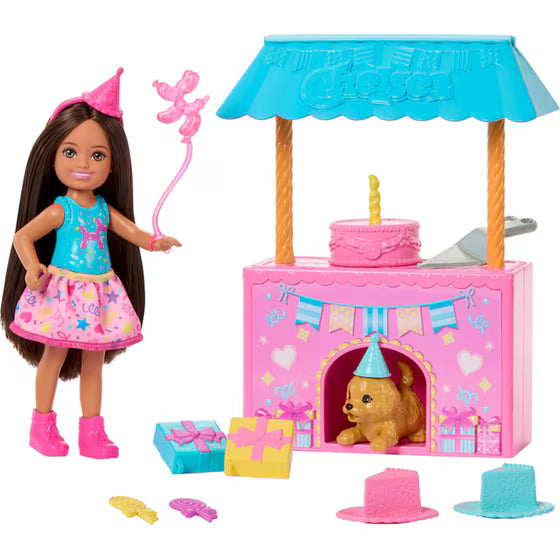 BARBIE® CLUB CHELSEA™ Πάρτι Γενεθλίων Κούκλα και Αξεσουάρ (JJB41)