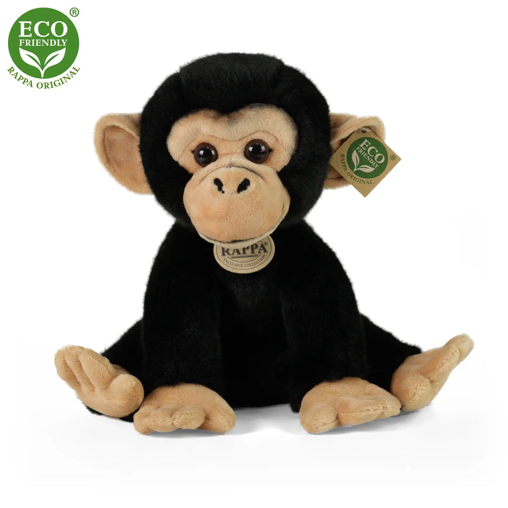 Rappa Λούτρινος Χιμπαντζής 28 εκ. Καθιστός Eco-Friendly (221796)