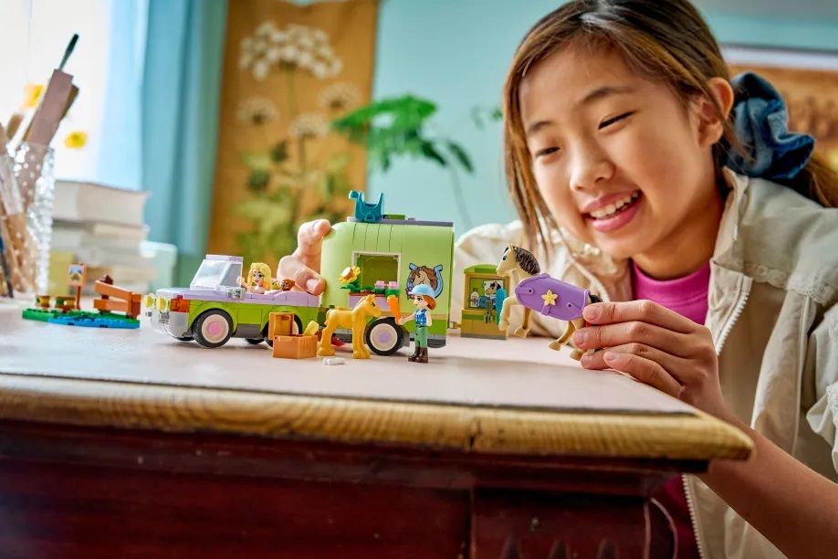 LEGO® Friends Horse & Baby Foal Trailer (42695)
