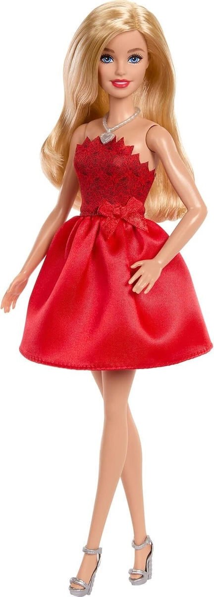Barbie Κόκκινο Φόρεμα-80 Χρόνια (JGD25)