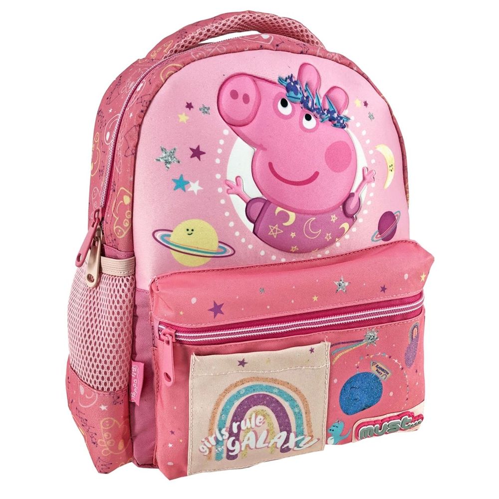 Διακάκης Τσάντα Πλάτης Νηπίου Peppa Pig Girls Rule Galaxy 000482683