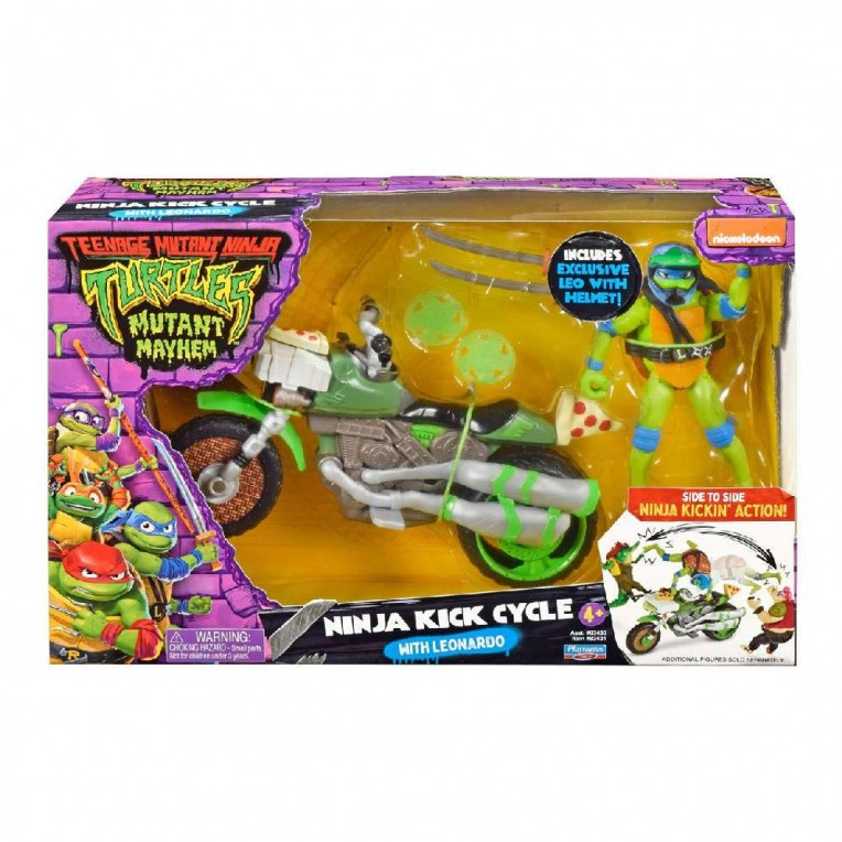 TMNT Movie Όχημα Με Φιγούρα Leonardo (TU803000)