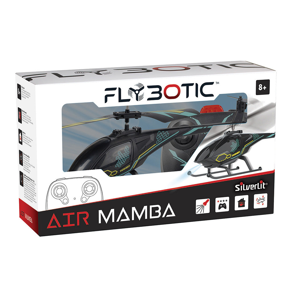 SIlverlit Flybotic Air Mamba Τηλεκατευθυνόμενο Ελικόπτερο Για 8+ Χρονών (#7530-84753)