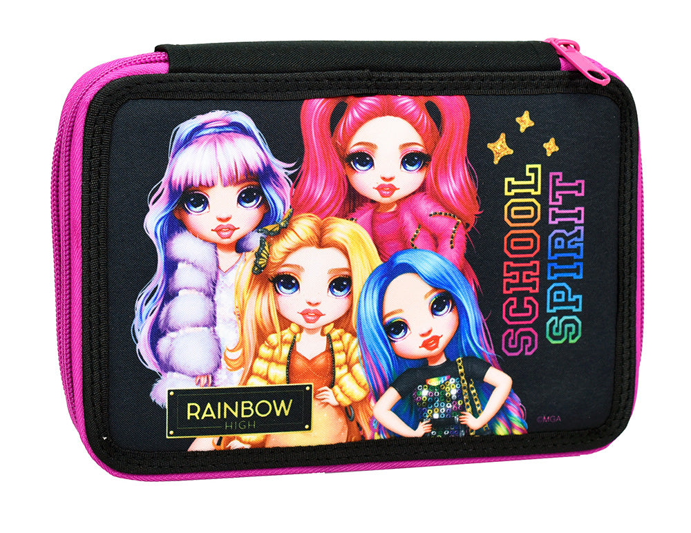 Κασετίνα Διπλή Γεμάτη Rainbow High Glitter – 363-51100