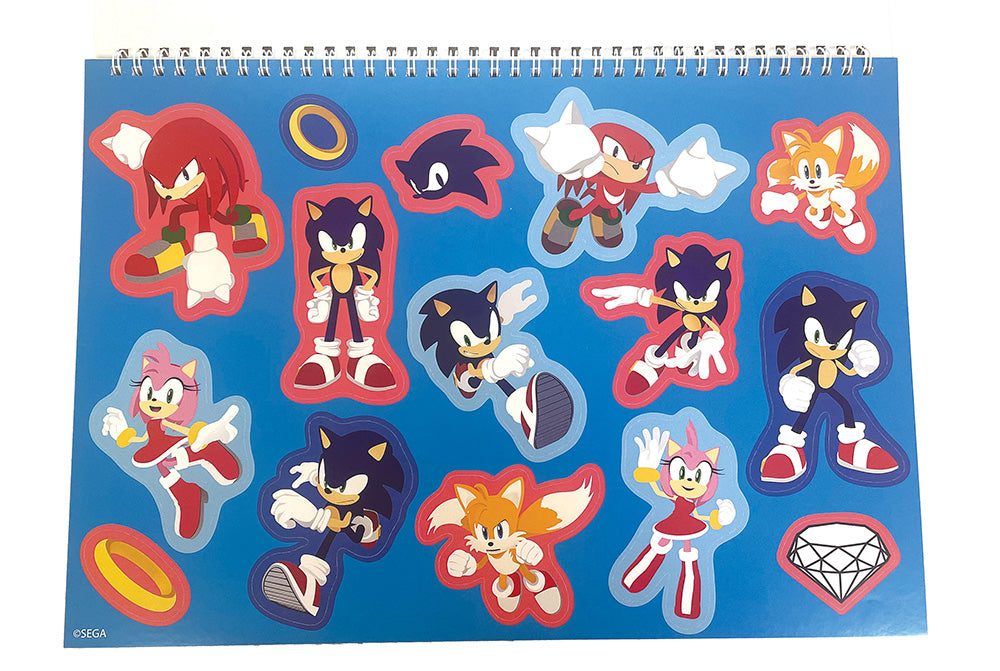 Μπλοκ Ζωγραφικής με Αυτοκόλλητα Sonic The Hedgehog Classic Α4 40φ. (334-89416)