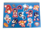 Μπλοκ Ζωγραφικής με Αυτοκόλλητα Sonic The Hedgehog Classic Α4 40φ. (334-89416)