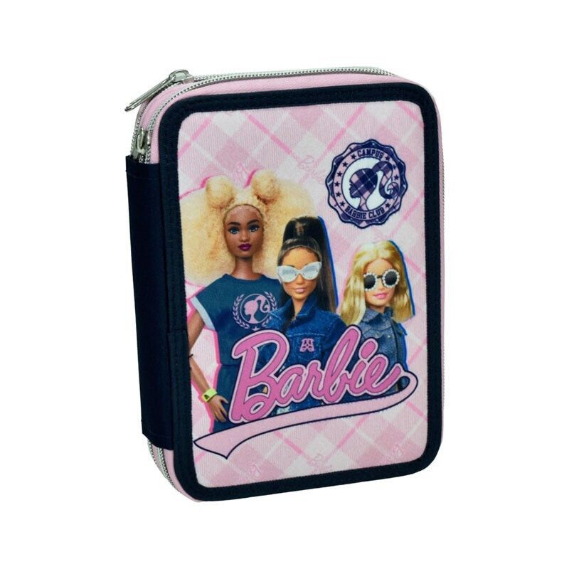Κασετίνα Διπλή Γεμάτη Barbie Varsity (349-87100)