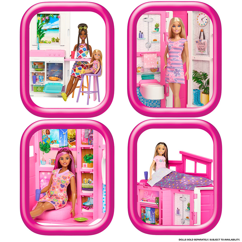 Barbie® Νέο Σπιτάκι - Βαλιτσάκι (HRJ76)