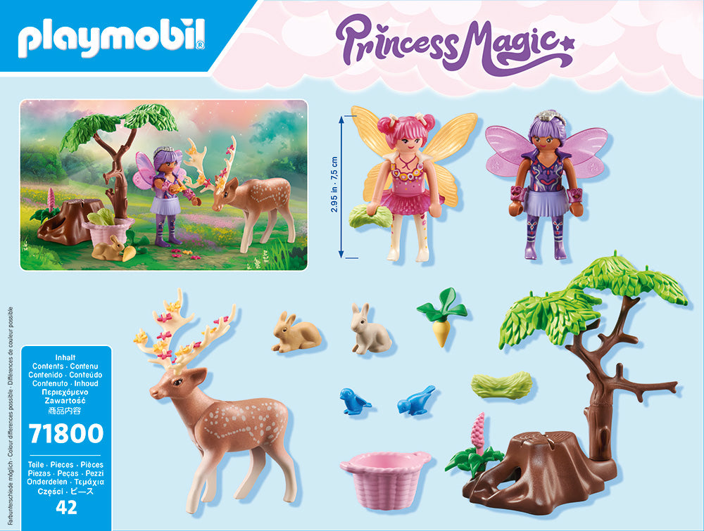 Playmobil Starter Pack Νεράιδες με ζωάκια του δάσους 71800