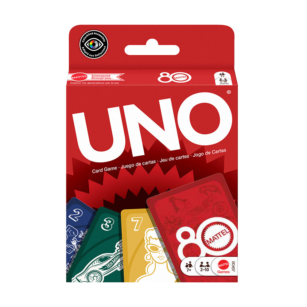UNO 80th Anniversary για 2-10 Παίκτες 7+ Ετών JGK30