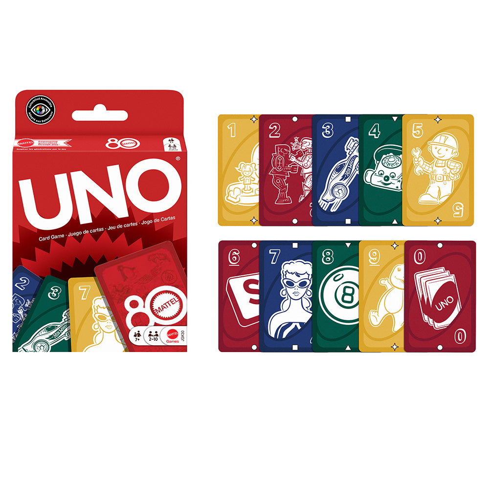 UNO 80th Anniversary για 2-10 Παίκτες 7+ Ετών JGK30
