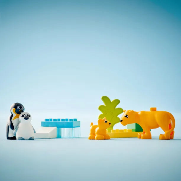 LEGO® DUPLO® Wild Animal Families: Penguins & Lions (10442)