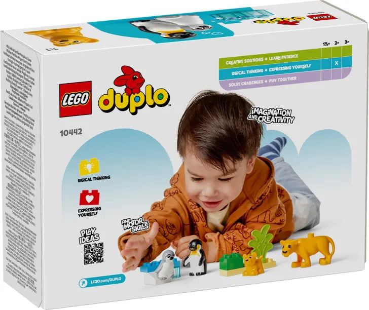 LEGO® DUPLO® Wild Animal Families: Penguins & Lions (10442)