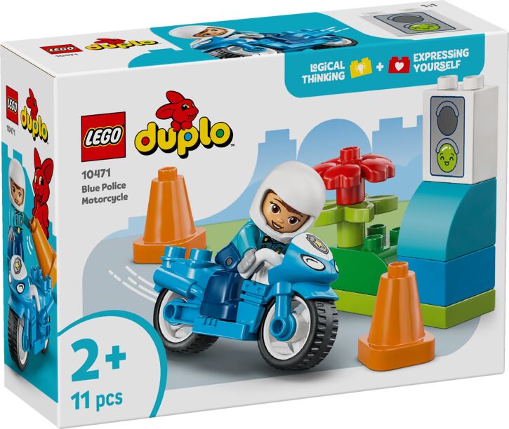 LEGO® Duplo Blue Police Motorcycle (10471)