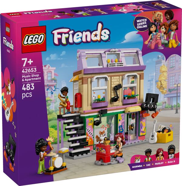 LEGO® Friends Music Store & Apartment (42653)