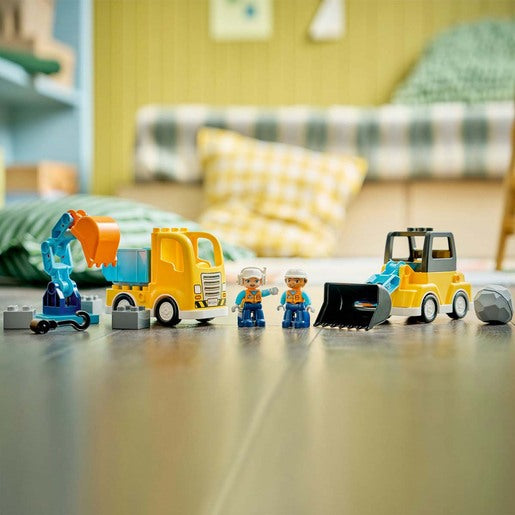 LEGO Duplo 3σε1 Οχήματα Κατασκευών (10475)