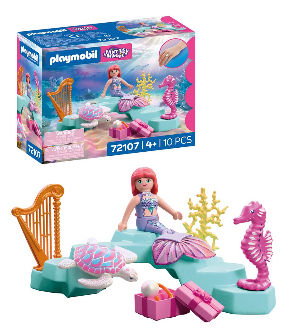 Playmobil Γοργόνα με άρπα και δώρο 72107