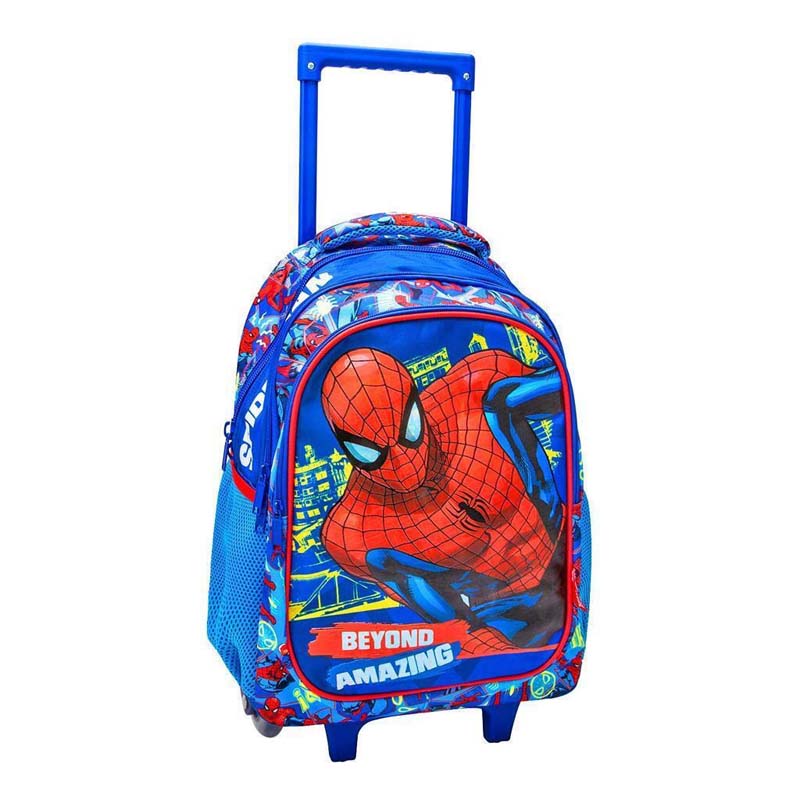 Τσάντα Τρόλλεϊ Δημοτικού 34x20x45εκ. 3θηκες Spiderman Beyond Amazing MUST (000508122)