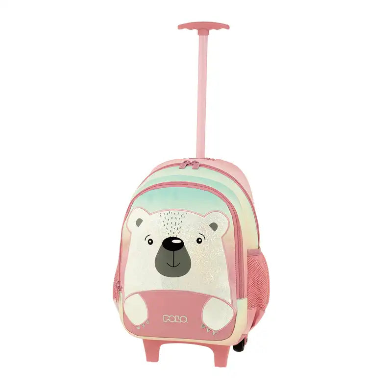 Polo Τσάντα Νηπιαγωγείου Τρόλεϋ Junior Frenzi Bear (901051-8299)