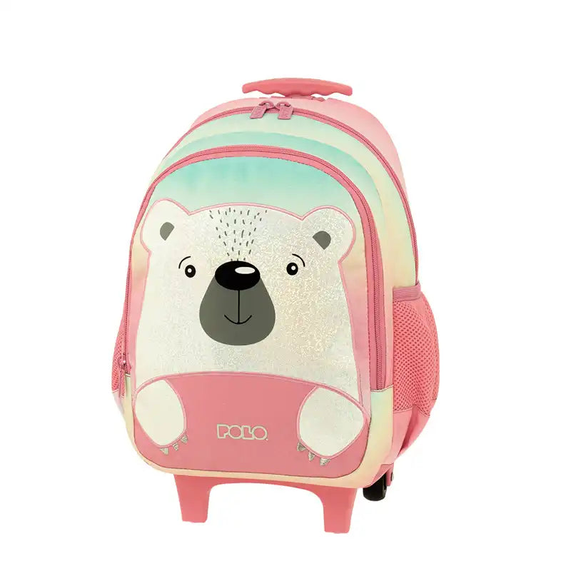 Polo Τσάντα Νηπιαγωγείου Τρόλεϋ Junior Frenzi Bear (901051-8299)